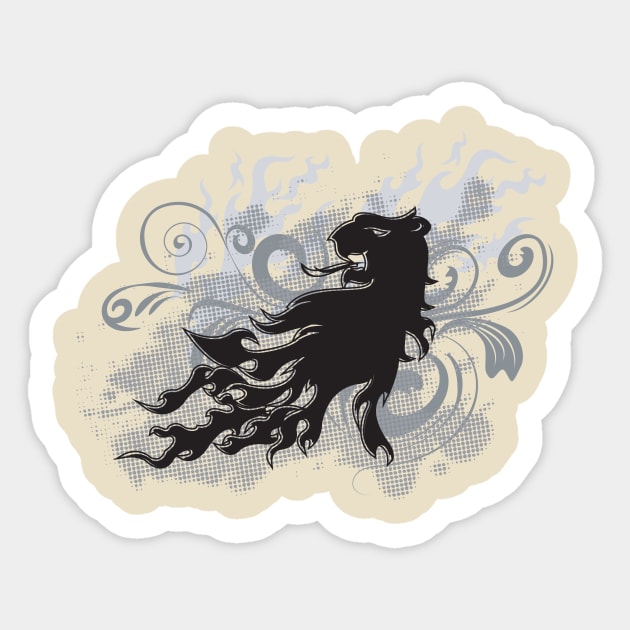 Lion Sticker by Nicky2342